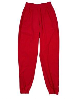 Lululemon Adapted State Perforated High Rise Jogger Pants 2 Red Glow